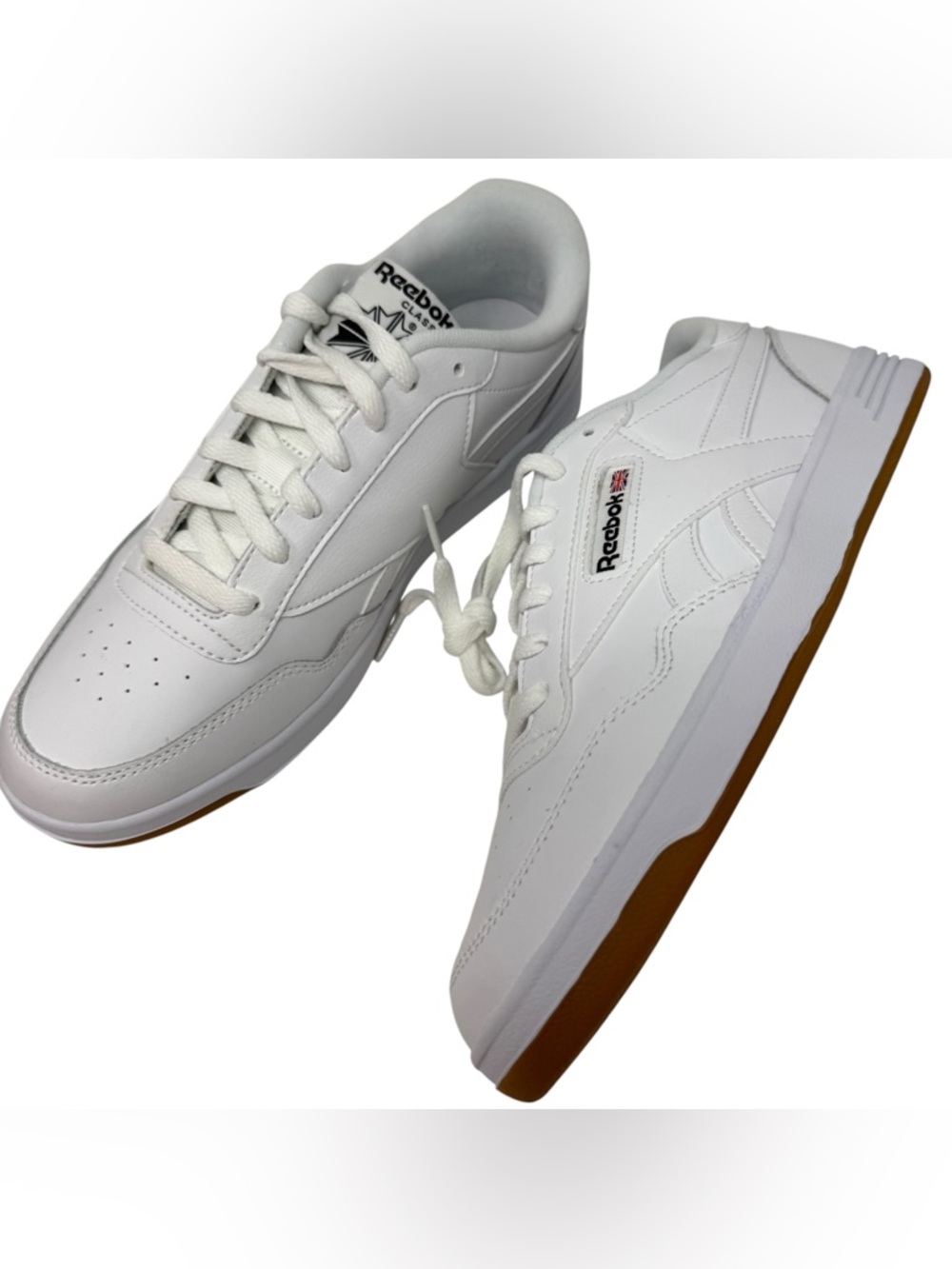 Reebok Mens Club Memt Mens Size 10Tennis Shoes Sneakers White Black New in box